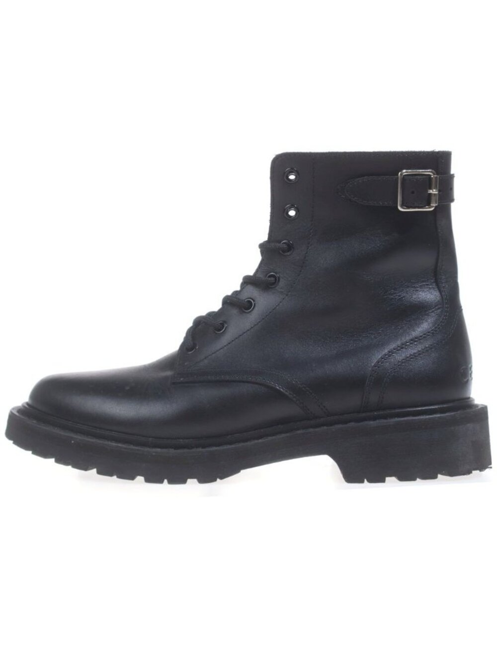 Celine Short Leather Boots Black